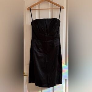 White House Black Market Black Strapless Cocktail Dress - Size 10